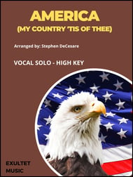 America (My Country, 'Tis of Thee) Vocal Solo & Collections sheet music cover Thumbnail